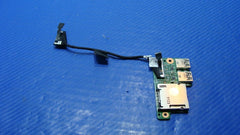 Dell Inspiron 15z-5523 15.6" Genuine USB Card Reader Board w/ Cable 7V6G2 NFW42 Dell