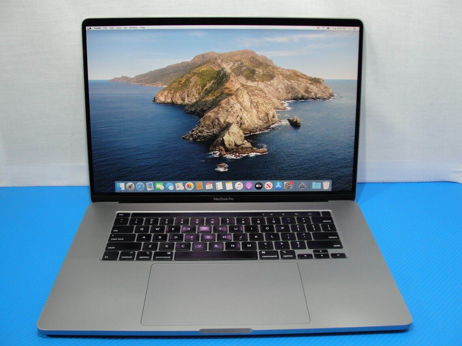 Apple MacBook Pro 16 2019 A2141 2.4GHz 8 Core i9-9980HK 16GB 1TB SSD 5500M 8GB - Tested Computer Laptop Parts