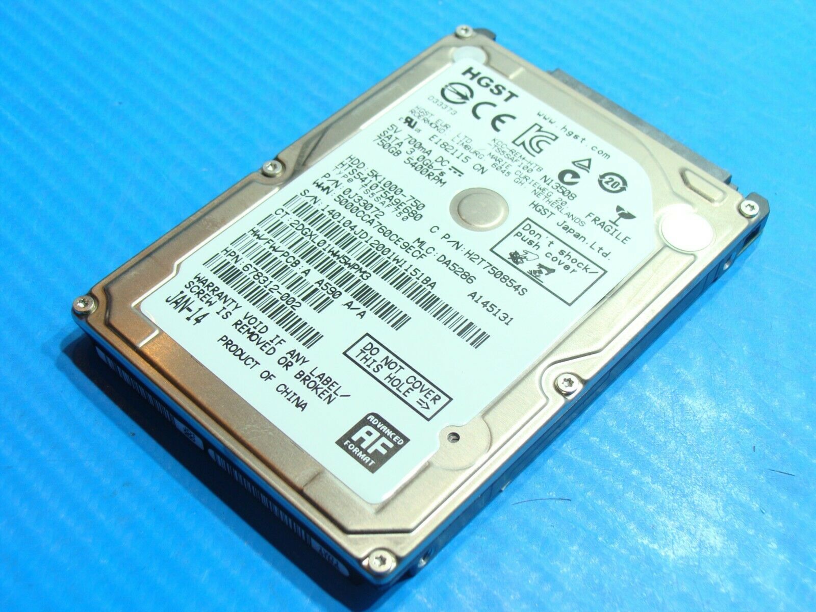 HP m6-k022dx HGST 750GB SATA 2.5