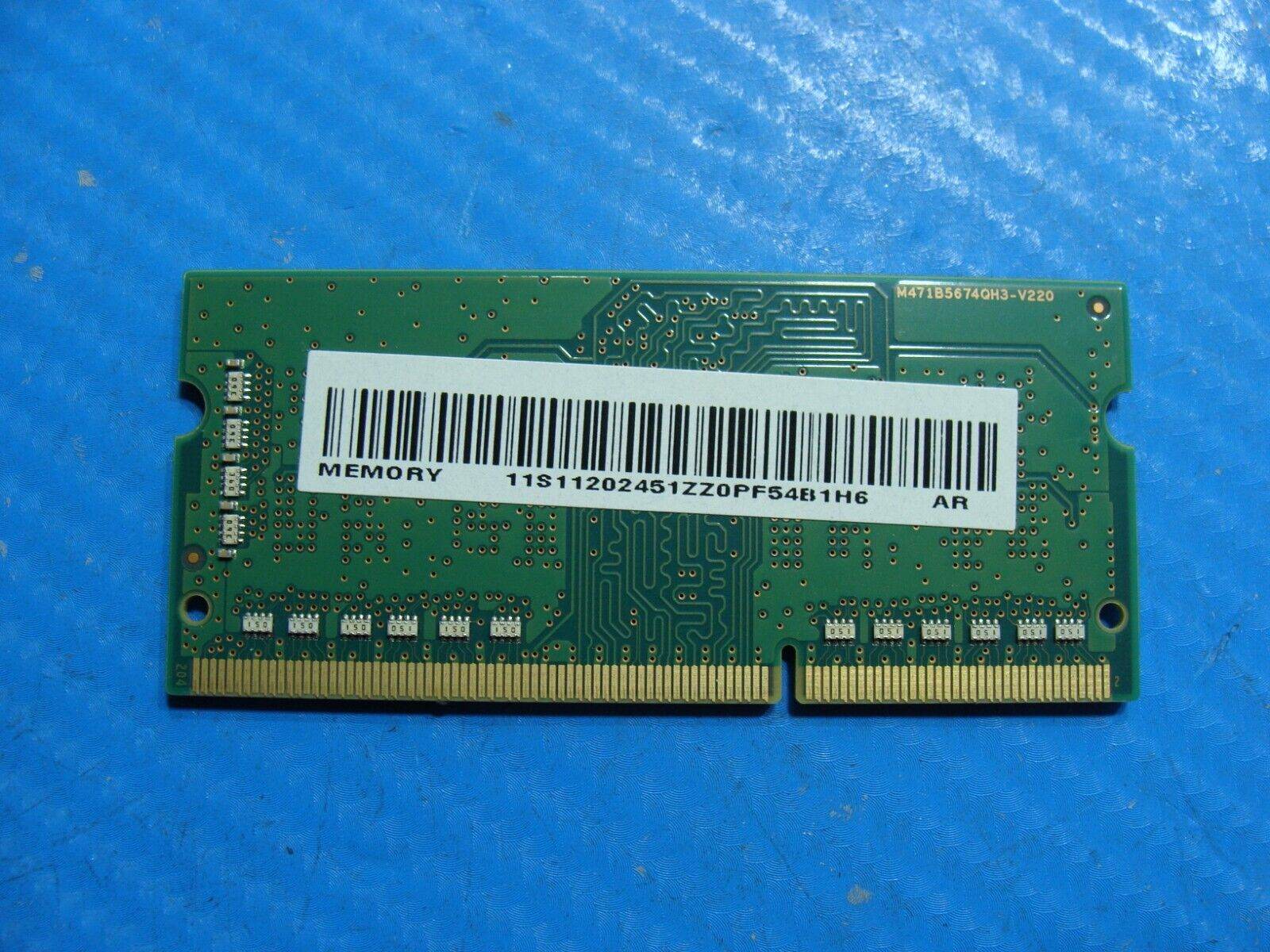 Lenovo G50-45 So-Dimm Samsung 2Gb 1Rx16 Memory Ram PC3L-12800S M471B5674QH0-YK0 - Tested Computer Laptop Parts