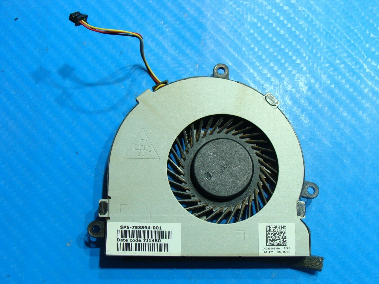 HP Notebook 15-g042ds 15.6" Genuine CPU Cooling Fan 753894-001 DC28000E3F0 - Laptop Parts - Buy Authentic Computer Parts - Top Seller Ebay