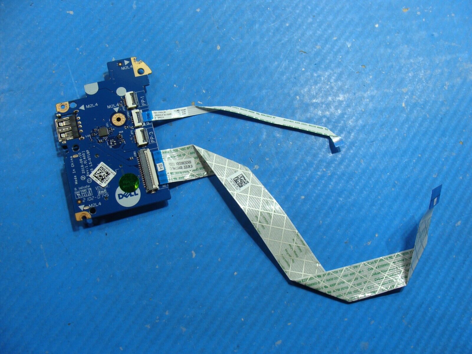 Dell Inspiron 15 3501 15.6 OEM USB SD Card Reader Board w/Cables LS-G718P TMRPG