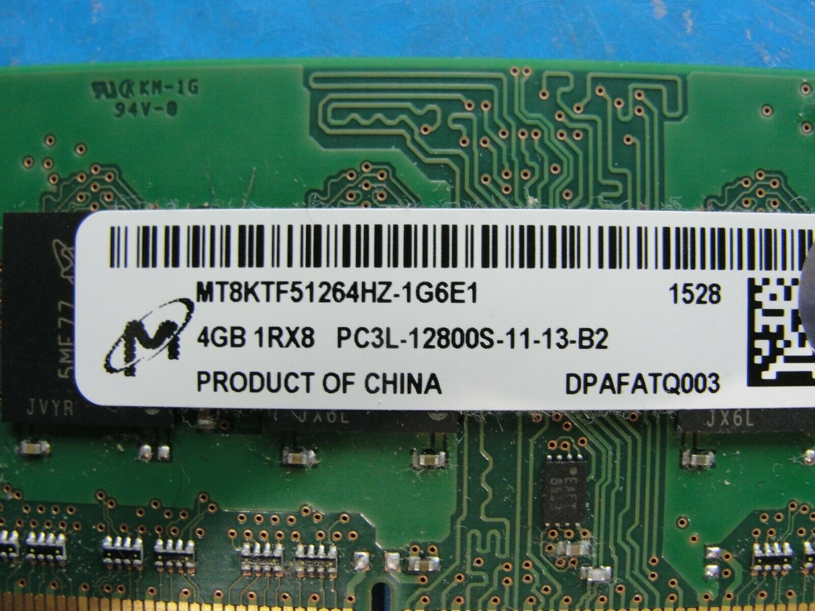 Dell 15 5558 Micron 4Gb pc3l-12800s Memory Ram SO-DIMM mt8ktf51264hz-1g6e1 - Laptop Parts - Buy Authentic Computer Parts - Top Seller Ebay