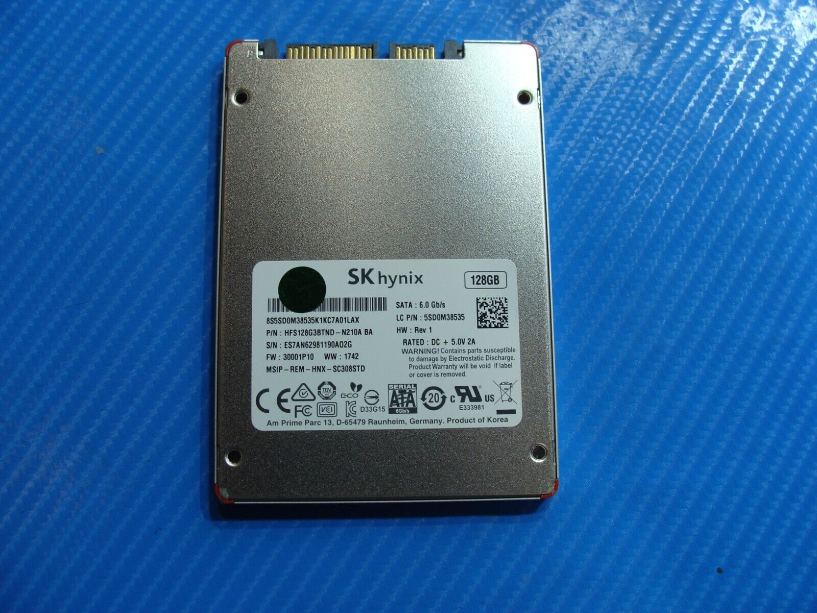 Lenovo 320-15 SK Hynix 128GB SATA 2.5