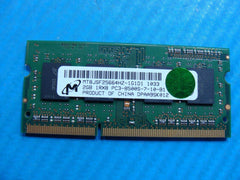 MacBook A1278 So-Dimm Micron 2GB Memory Ram PC3-8500S MT8JSF25664HZ-1G1D1 - Tested Computer Laptop Parts