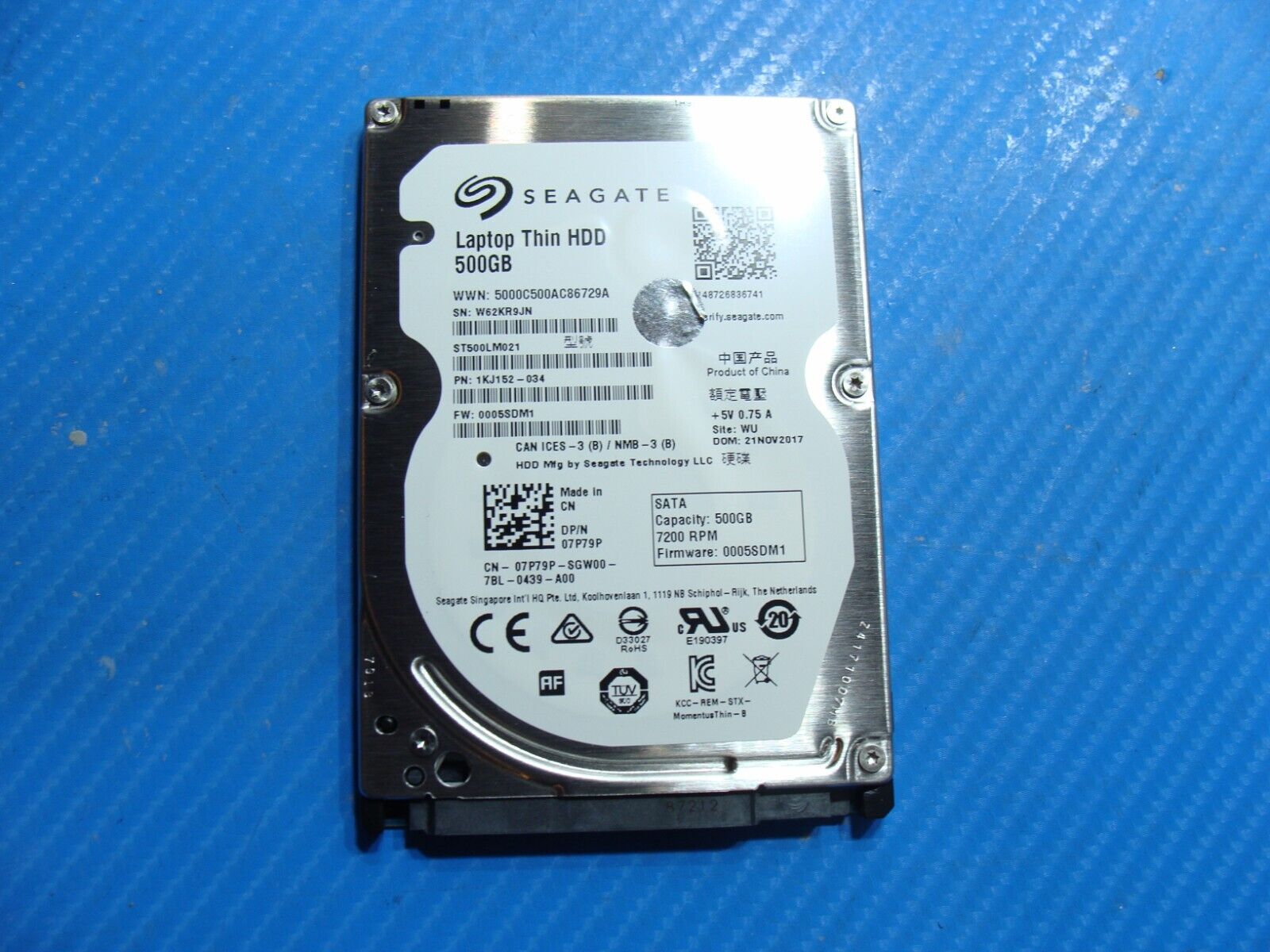 Dell 3480 Seagate 500GB 2.5