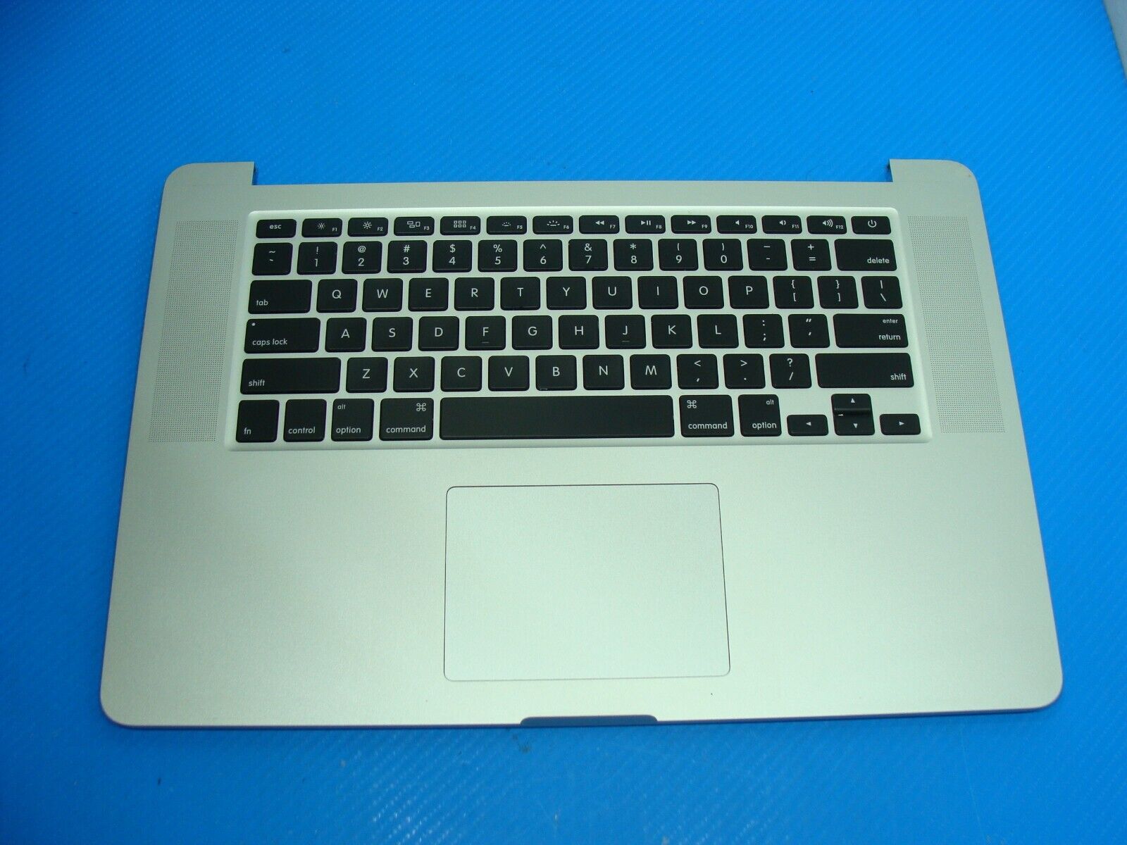 MacBook Pro A1398 15 Early 2013 ME665LL/A Top Case w/Keyboard Silver 661-6532