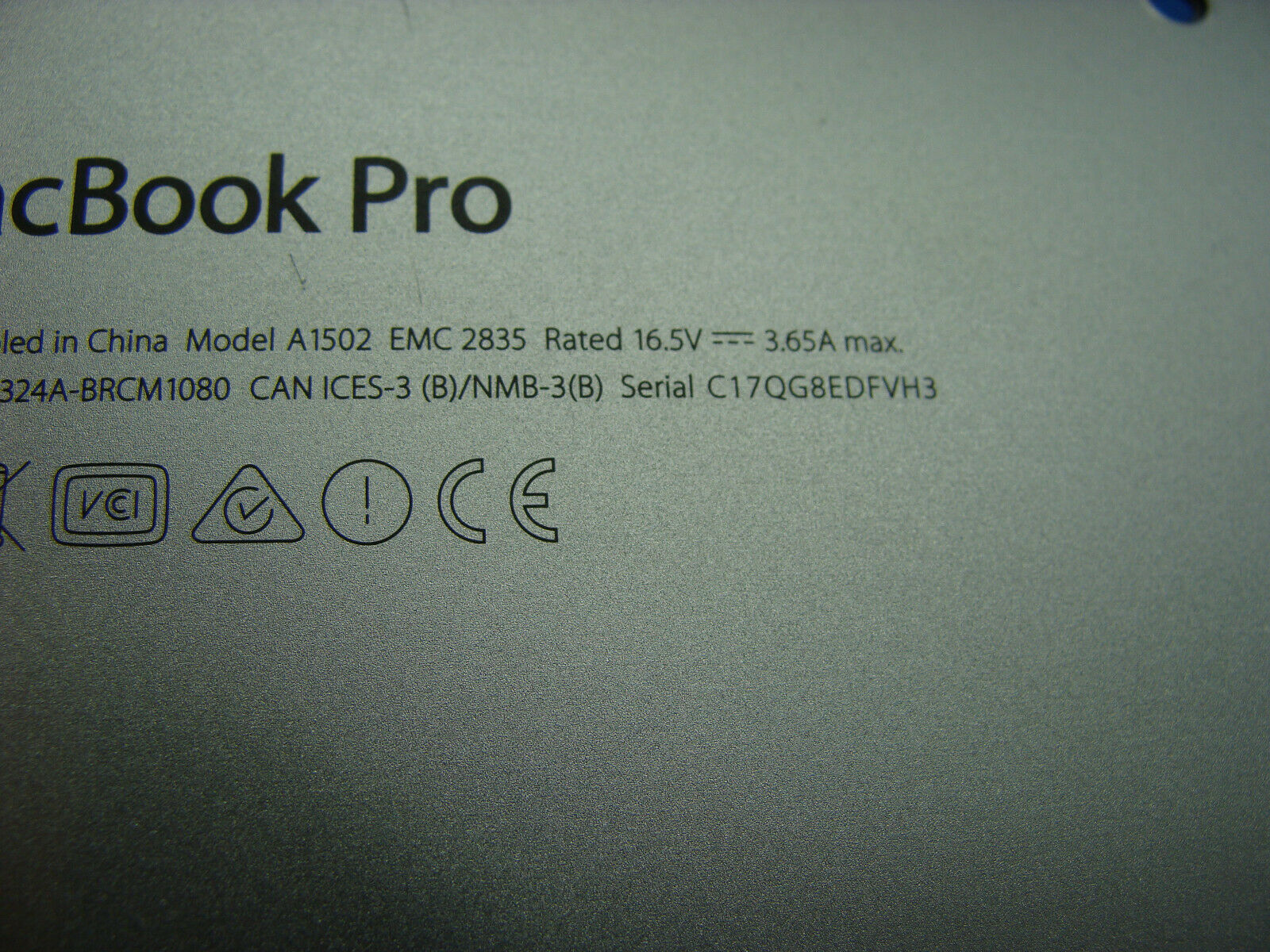 MacBook Pro A1502 13
