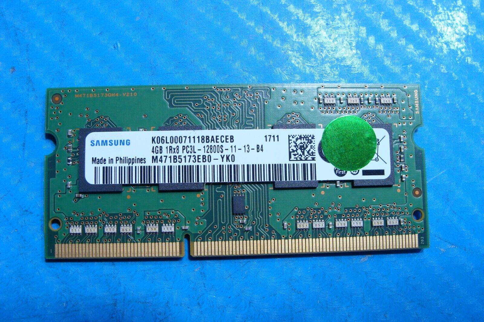 HP 14 Pro G3 Samsung 4GB 1Rx8 Memory RAM So-Dimm PC3L-12800S M471B5173EB0-YK0 - Tested Computer Laptop Parts
