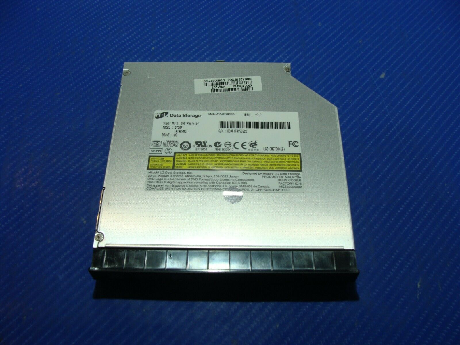 Toshiba Satellite A665-S6050 16 Super Multi DVD RW Burner Drive GT30F K000100410 - Laptop Parts - Buy Authentic Computer Parts - Top Seller Ebay