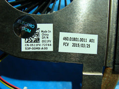 Dell Inspiron 15-3541 15.6" CPU Cooling Fan w/Heatsink 511FV 460.01B01.0011 
