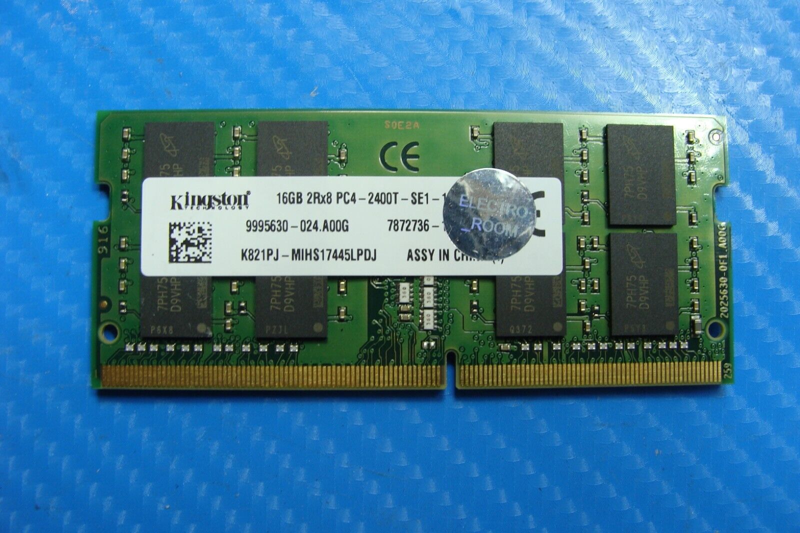Dell 5520 Kingston 16Gb Memory Ram So-Dimm pc4-2400t-se1-11 9995630-024.a00g 