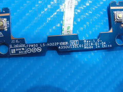 HP 15.6" 15-dw2638cl Genuine Laptop Power Button Board w/ Cable LS-H322P