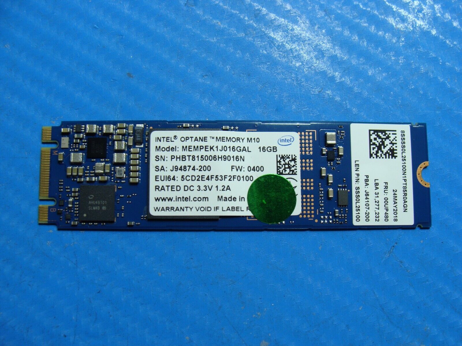 Lenovo 330S-15IKB Intel 16GB SATA M.2 SSD Solid State Drive MEMPEK1J016GAL
