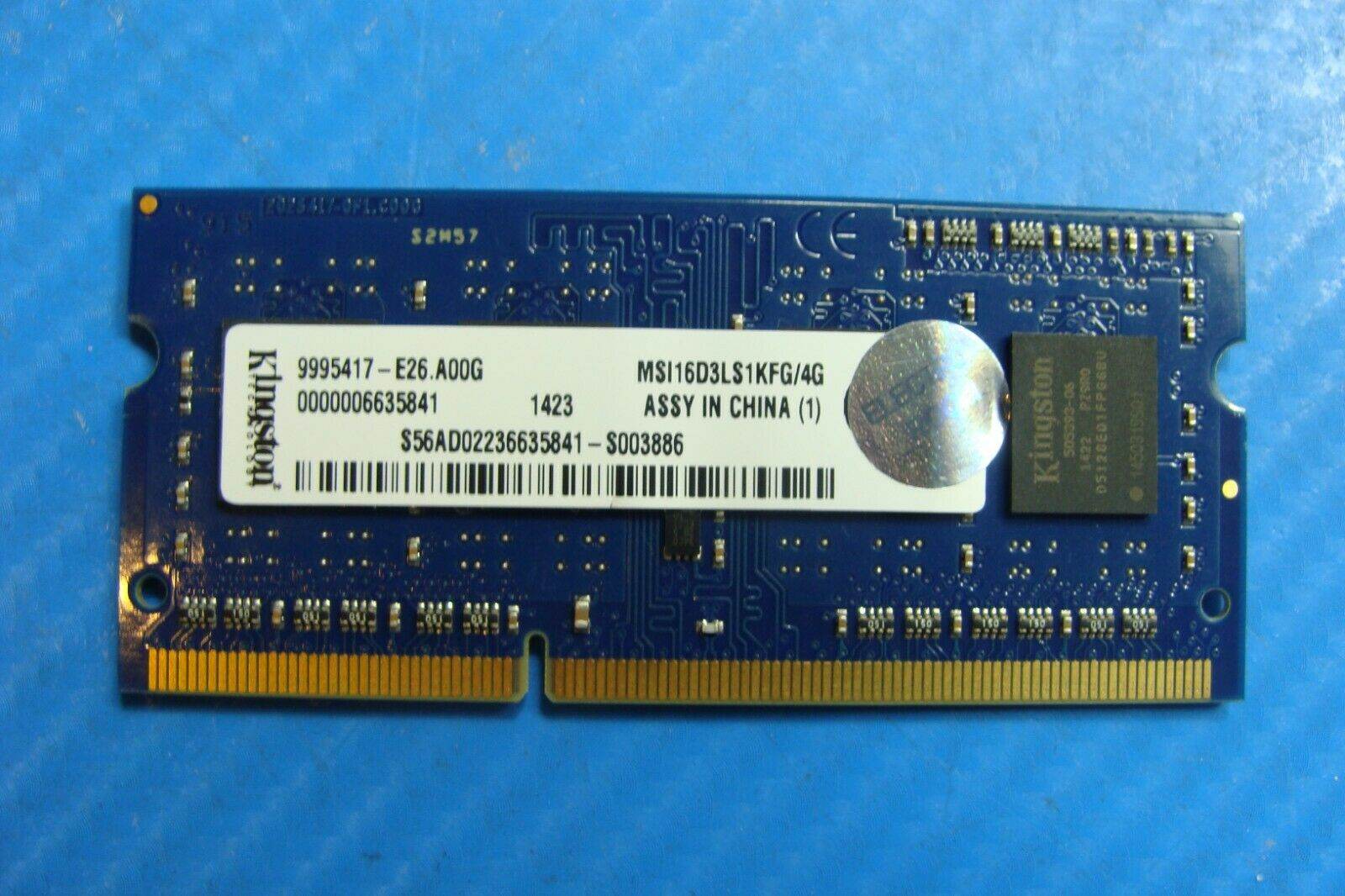 MSI Dominator GT70 2PE MS-1763 Kingston So-dimm Memory Ram 4gb msi16d3ls1kfg/4g - Tested Computer Laptop Parts