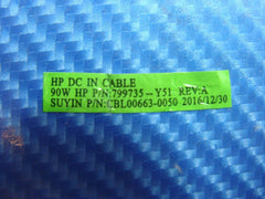 HP ENVY x360 m6-aq103dx 15.6" Genuine Laptop DC IN Power Jack w/Cable 799735-Y51 HP