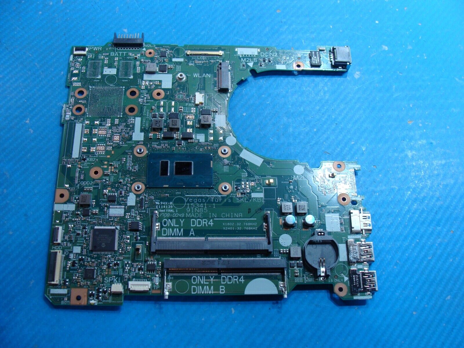 Dell Inspiron 15 3567 15.6 Intel i3-7100U 2.4GHz Motherboard RY2Y1 AS IS