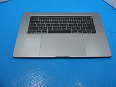 MacBook Pro A1707 15" 2016 MLH42LL/A Top Case Palmrest w/Battery Gray 661-06377