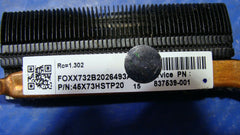 HP ProBook 15.6" 455 G3 Genuine Laptop CPU Cooling Heatsink 837539-001 GLP* - Laptop Parts - Buy Authentic Computer Parts - Top Seller Ebay