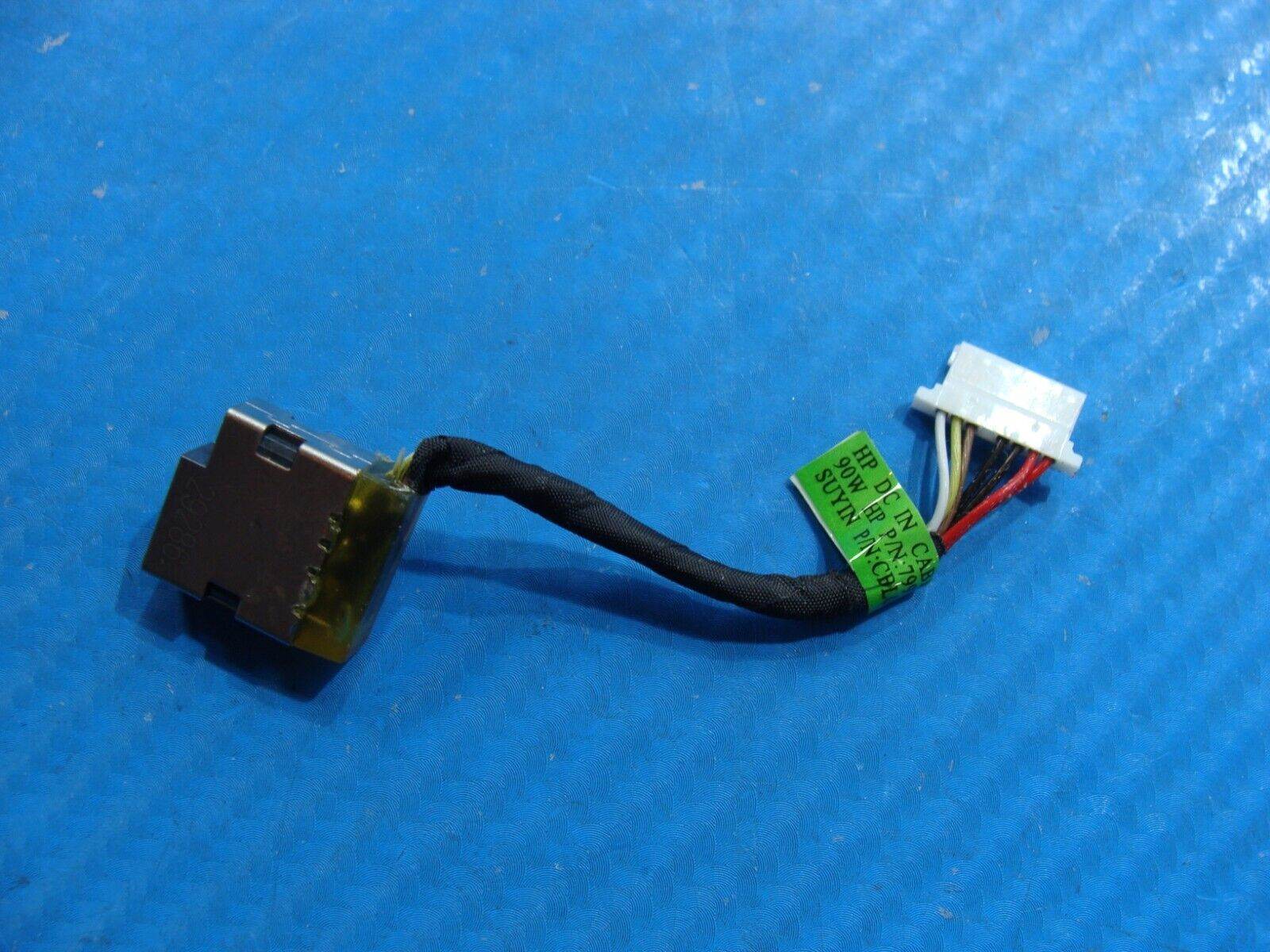 HP Pavilion 15.6” 15-au023cl Genuine Laptop DC IN Power Jack w/Cable 799735-Y51 - Tested Computer Laptop Parts