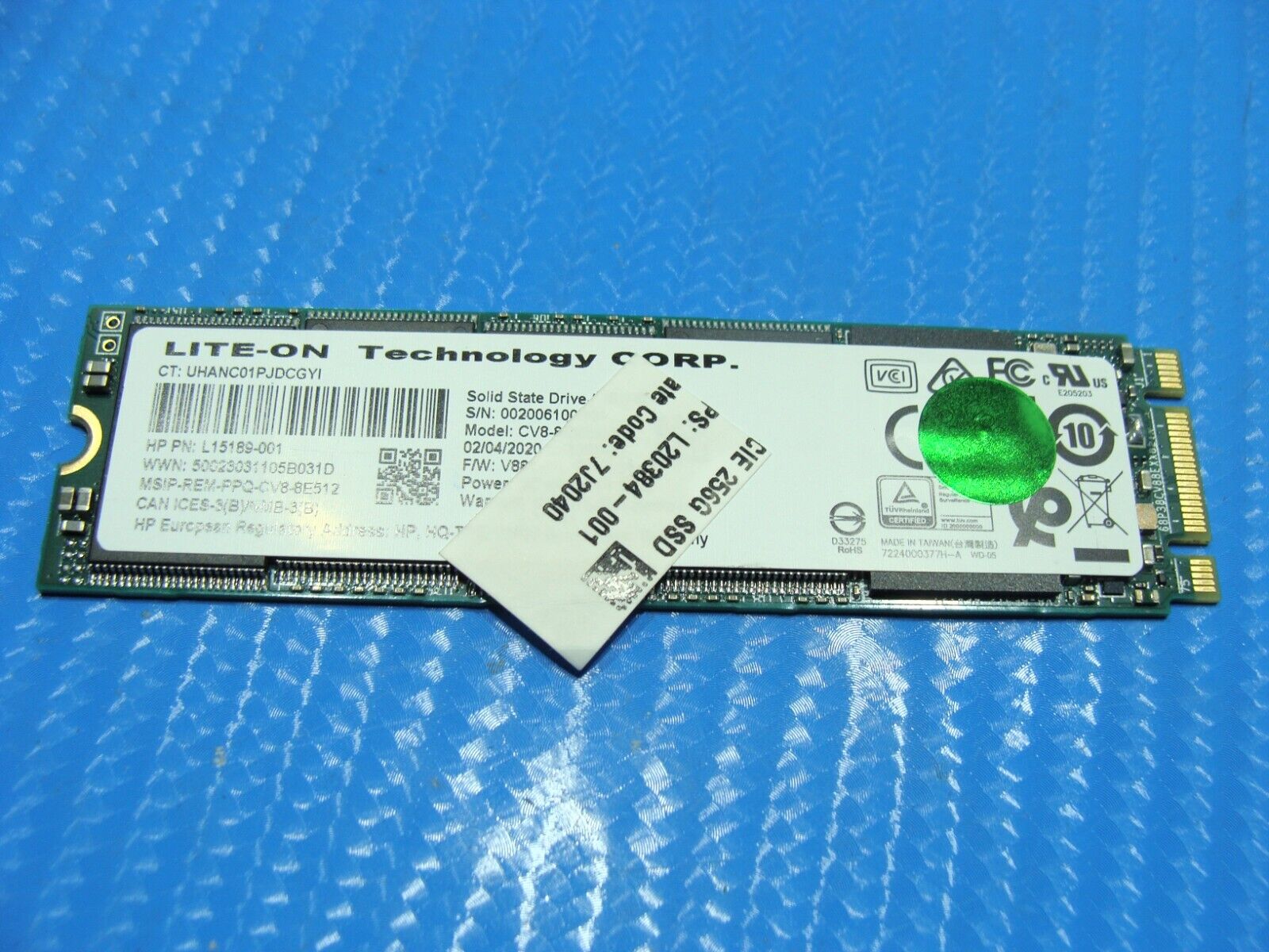 HP 15t-da200 Lite-On 128GB M.2 SSD Solid State Drive CV8-8E128-HP L15189-001