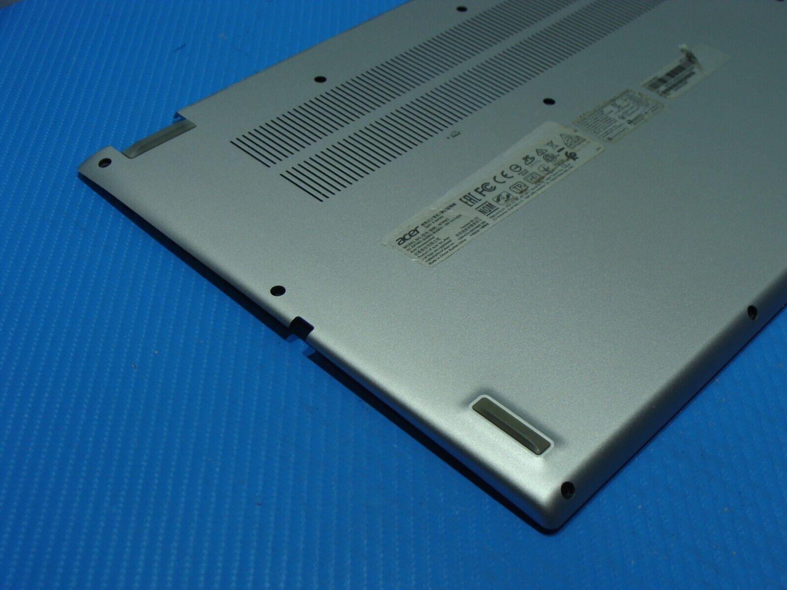 Acer Spin 3 14” SP314-54N-58Q7 OEM Laptop Bottom Case Silver 460.0JU0A.0001