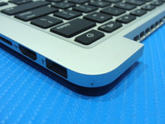 MacBook Pro A1502 13" 2015 MF839LL Top Case Palmrest w/Battery Silver 661-02361