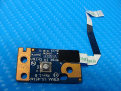 Toshiba Satellite L455-S5975 15.6" Genuine Power Button Board w/Cable LS-4574P Toshiba