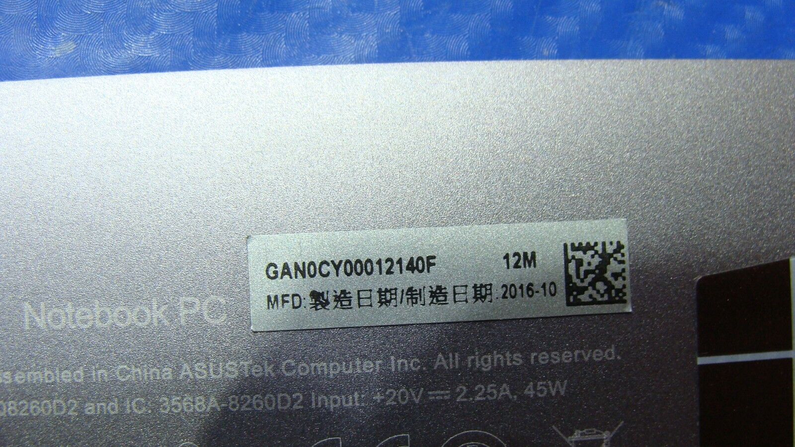 Asus ZenBook 3 UX390U 12.5