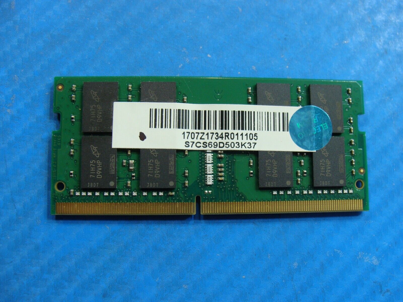 MSI GE72MVR 7RG Kingston 8GB Memory RAM SO-DIMM 9995630-E14.A01G MSI24D4S7D8MH