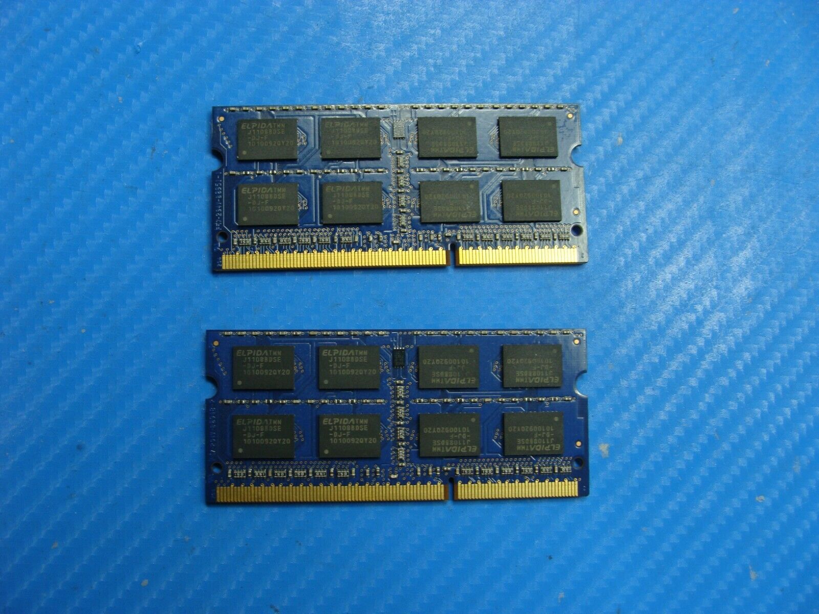 Sony VPCEB23FM Elpida 4GB (2x2GB) PC3-8500S SO-DIMM Memory RAM EBJ21UE8BDS0-AE-F - Laptop Parts - Buy Authentic Computer Parts - Top Seller Ebay