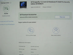2024 HP Dragonfly 13 G4 13.5" FHD Touch Intel i7-13 Gen 1.80GHz 32GB RAM 1TB SSD