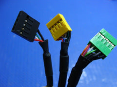 Dell Inspiron 3847 Desktop USB Audio Card Reader Board w/Cable 3P7PT JVJ52 ER* - Tested Computer Laptop Parts