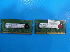 HP CQ56-115DX Laptop Samsung 1GB x2 Memory PC3-10600S-09-10-ZZZ M471B2873FHS-CH9 - Tested Computer Laptop Parts
