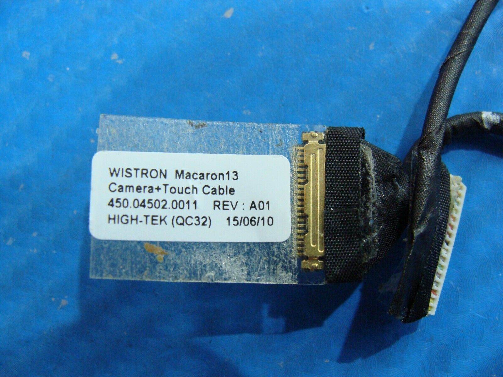 HP Pavilion 13.3” 13-s120nr OEM Laptop LCD Video Cable w/WebCam 450.04502.0011 - Tested Computer Laptop Parts