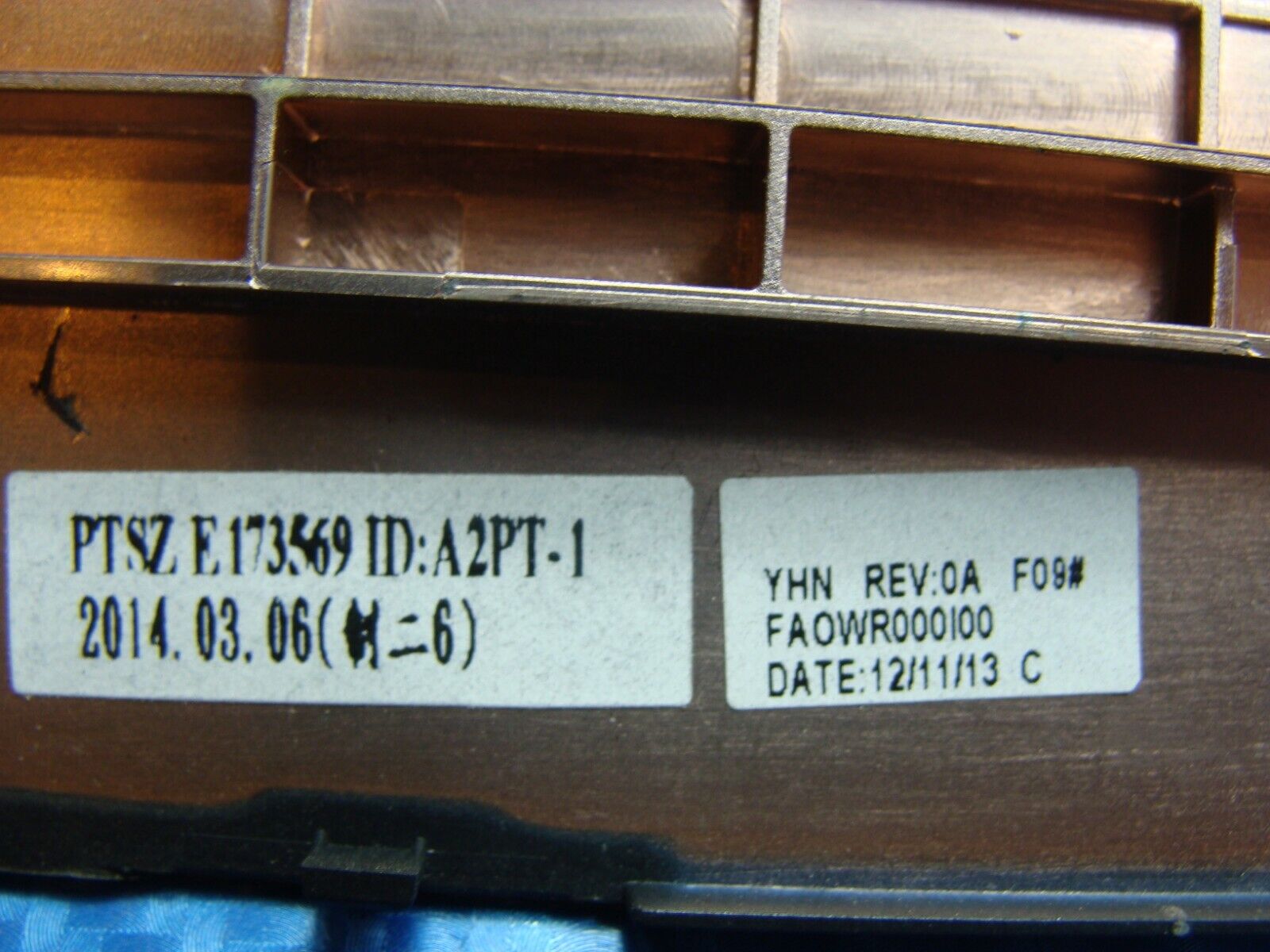 Dell Latitude 15.6 E5540 OEM Laptop Palmrest w/TouchPad A136L6 AP0WR000800