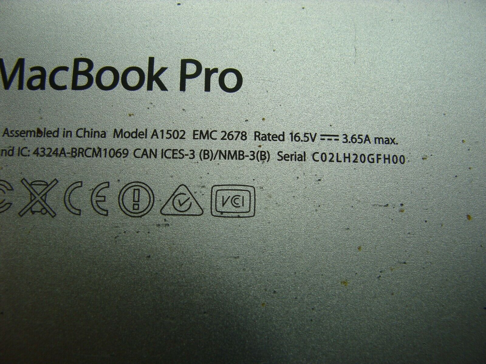 MacBook Pro A1502 13