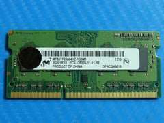 MacBook Pro A1278 Micron SO-DIMM RAM Memory 2GB PC3-12800S MT8JTF25664HZ-1G6M1 - Tested Computer Laptop Parts