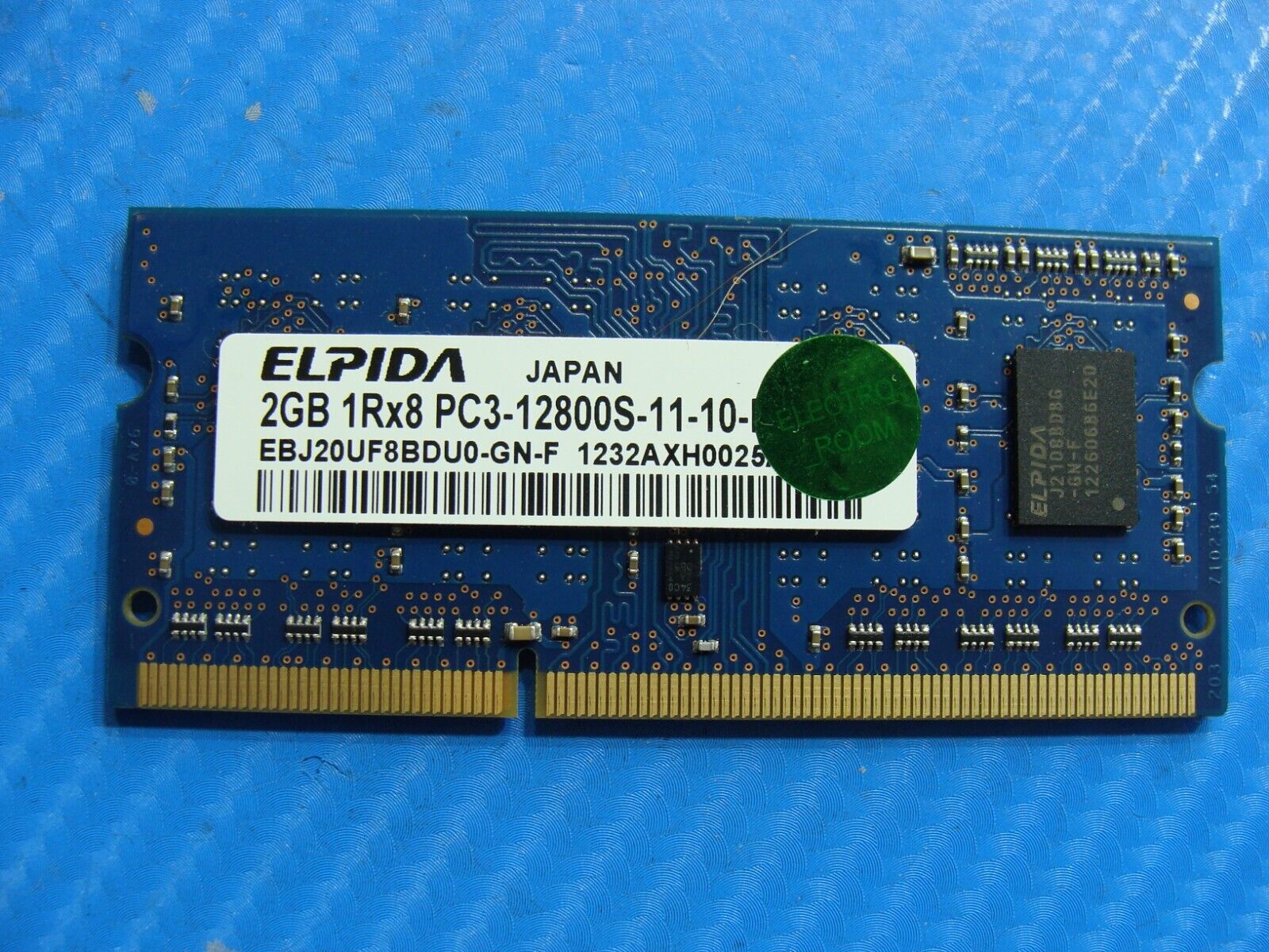 Sony SVE14AJ16L So-Dimm Elpida 2Gb 1Rx8 Memory PC3-12800s EBJ20UF8BDU0-GN-F