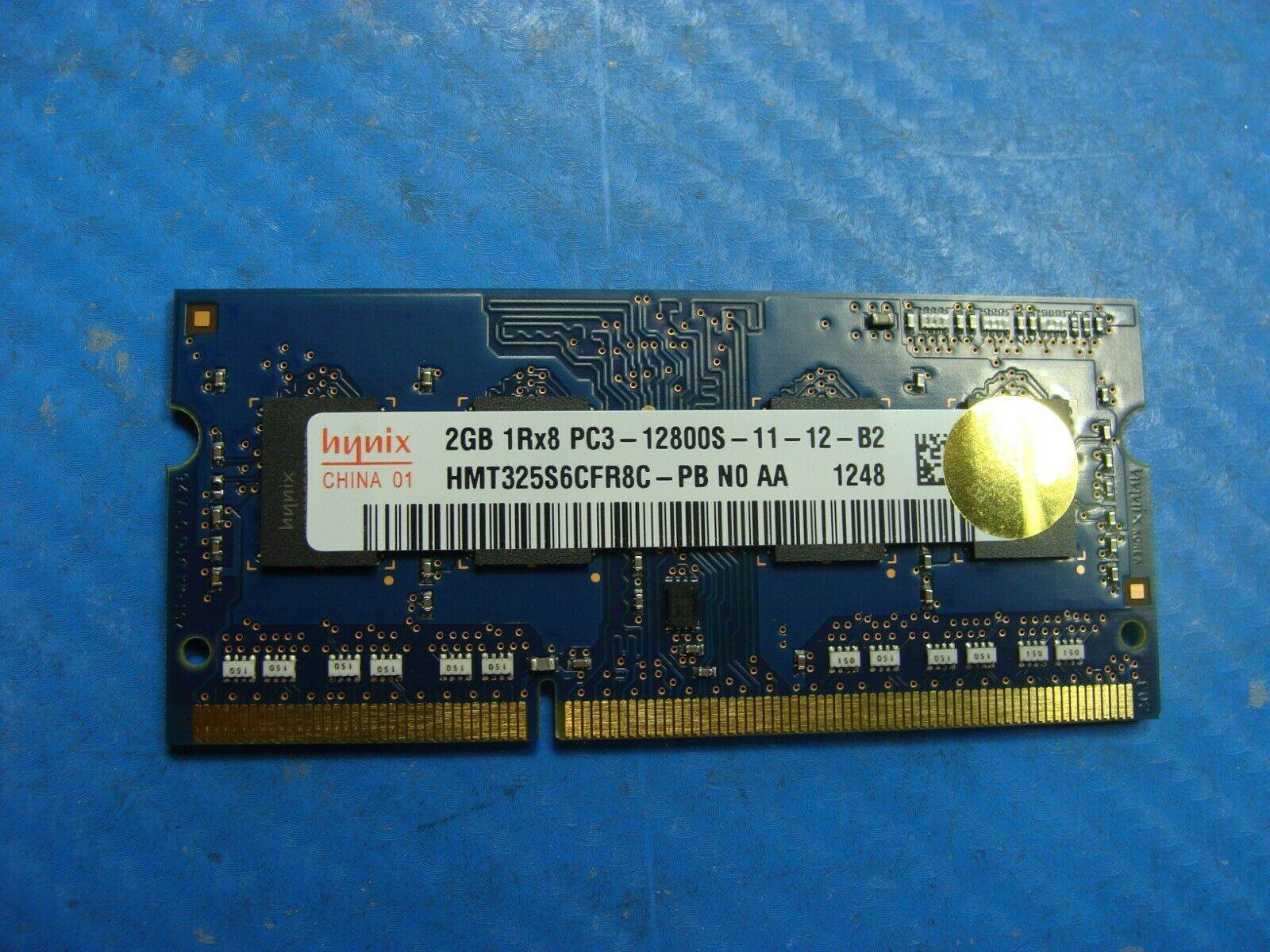 MacBook A1278 Laptop Hynix 2GB Memory PC3-12800S-11-12-B2 HMT325S6CFR8C-PB - Tested Computer Laptop Parts