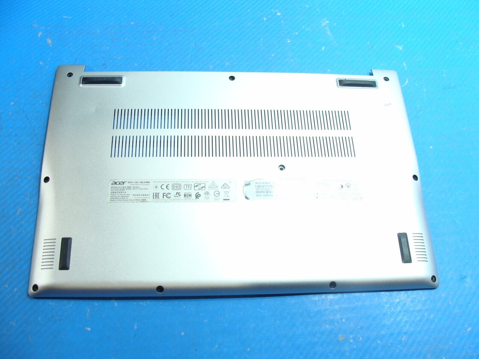 Acer Swift 3 14” SF314-42-R9YN Genuine Laptop Bottom Case Base Cover AM2WG000500