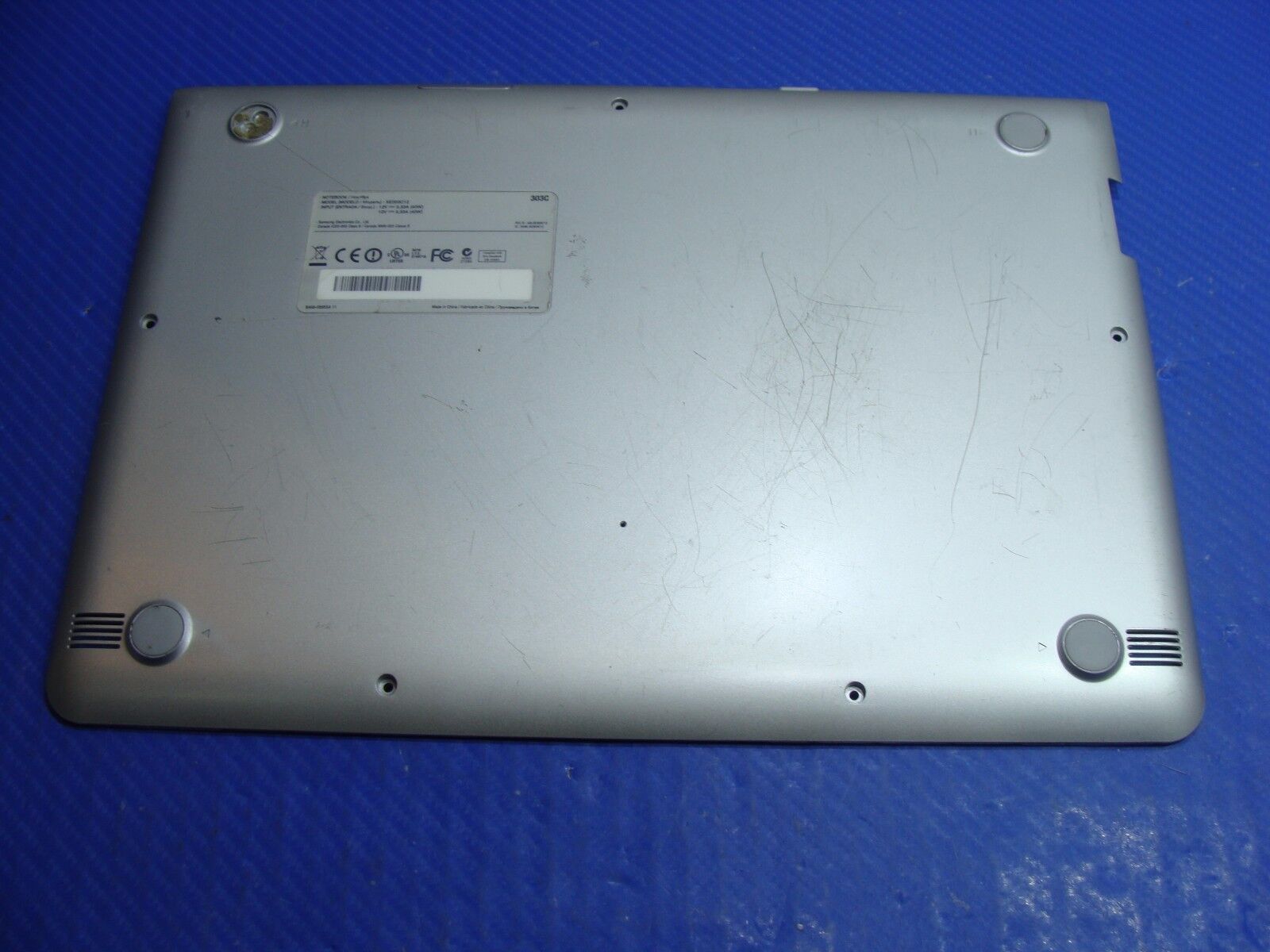 Samsung Chromebook 11.6 XE303C12 Genuine Laptop Bottom Case Silver BA75-04168A