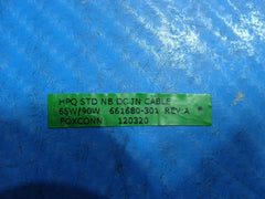 HP 2000-2b89wm 15.6" Genuine Laptop DC in Power Jack w/Cable 661680-301