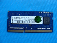 Acer E5-576-392H So-Dimm Kingston 4GB Memory RAM PC3L-12800S ACR16D3LS1KBGR/4G - Tested Computer Laptop Parts