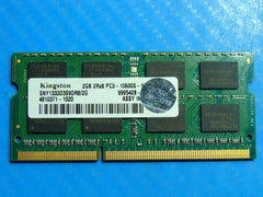 Dell M4600 SO-DIMM Kingston 2GB Memory 2Rx8 PC3-10600S SNY1333D3S9DR8/2G - Tested Computer Laptop Parts