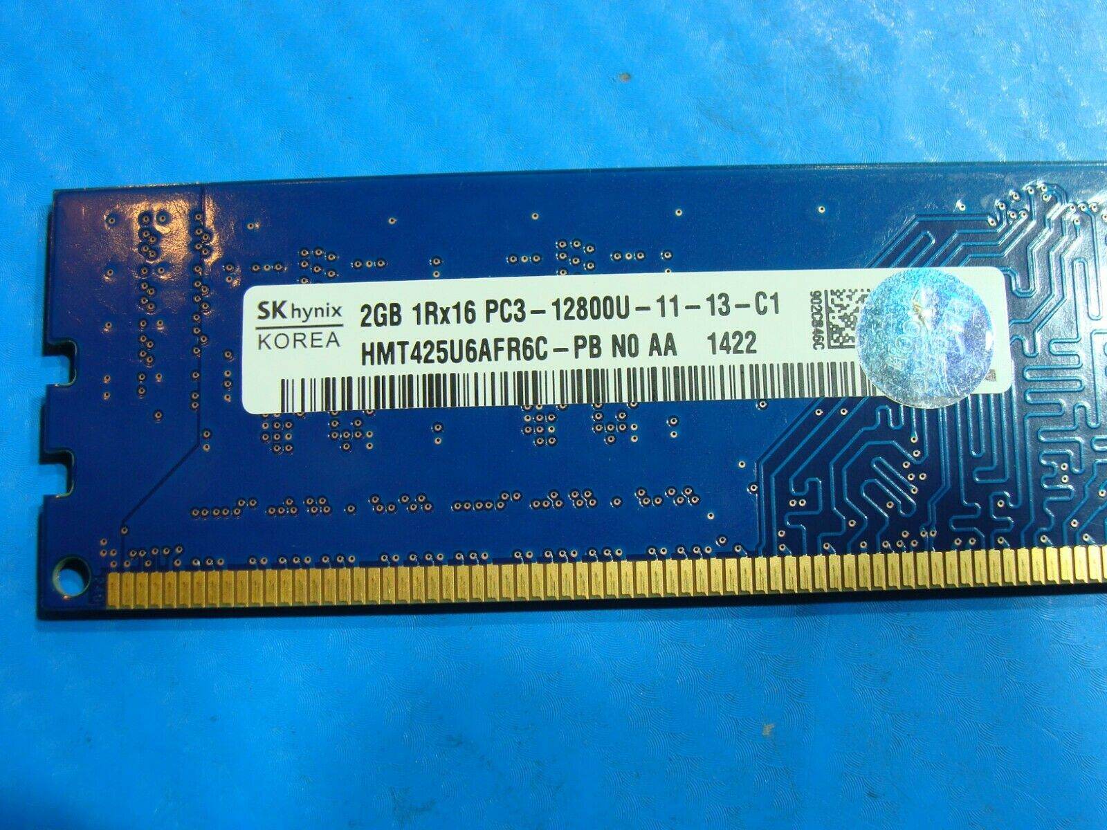 Dell 7010 Dimm Hynix 2GB Memory 1Rx16 PC3-12800U-11-13-C1 HMT425U6AFR6C-PB - Tested Computer Laptop Parts