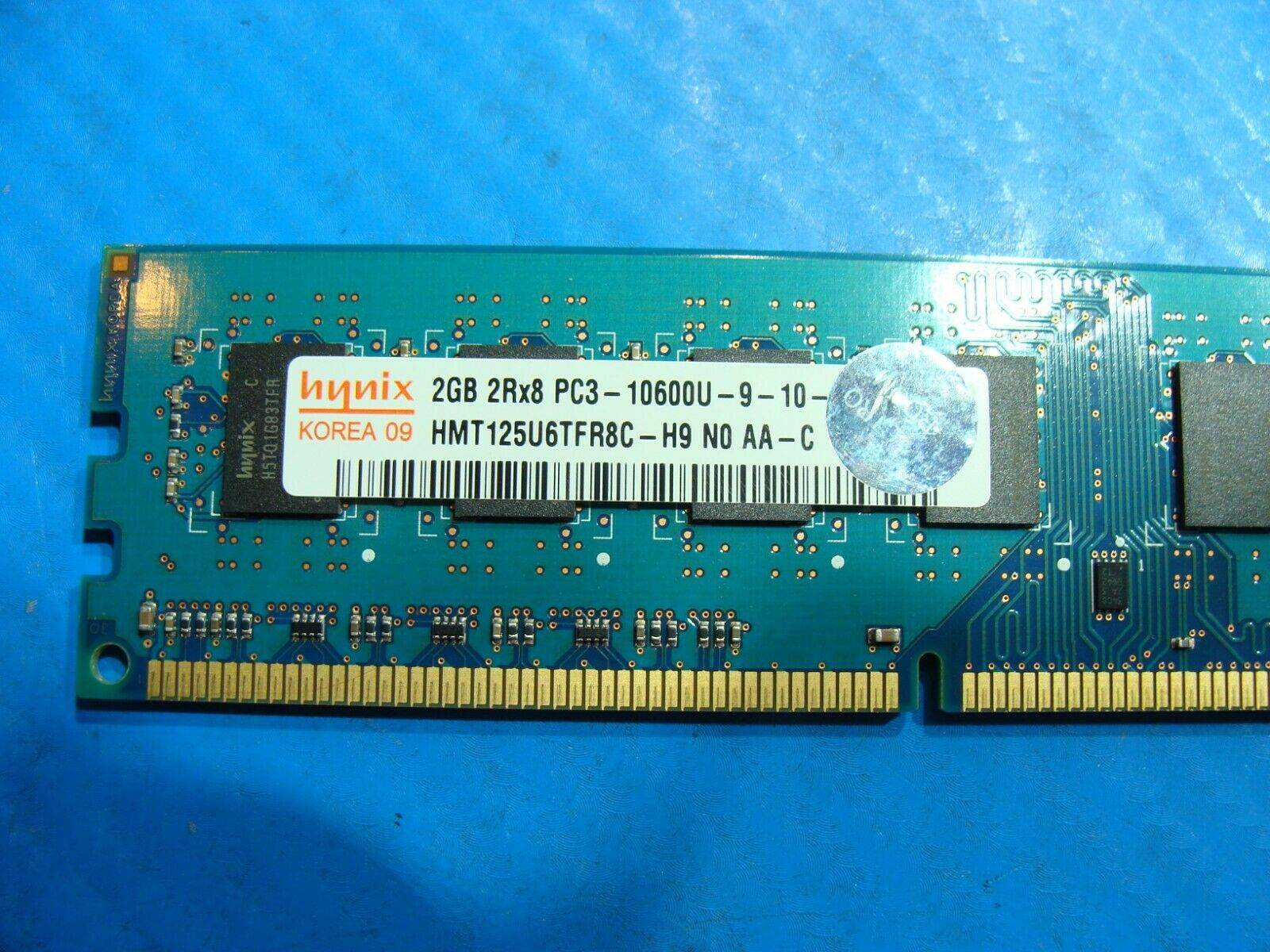 Dell 8100 Dimm Hynix 2GB Memory PC3-10600U-9-10-B0 HMT125U6BFR8C-H9 - Tested Computer Laptop Parts