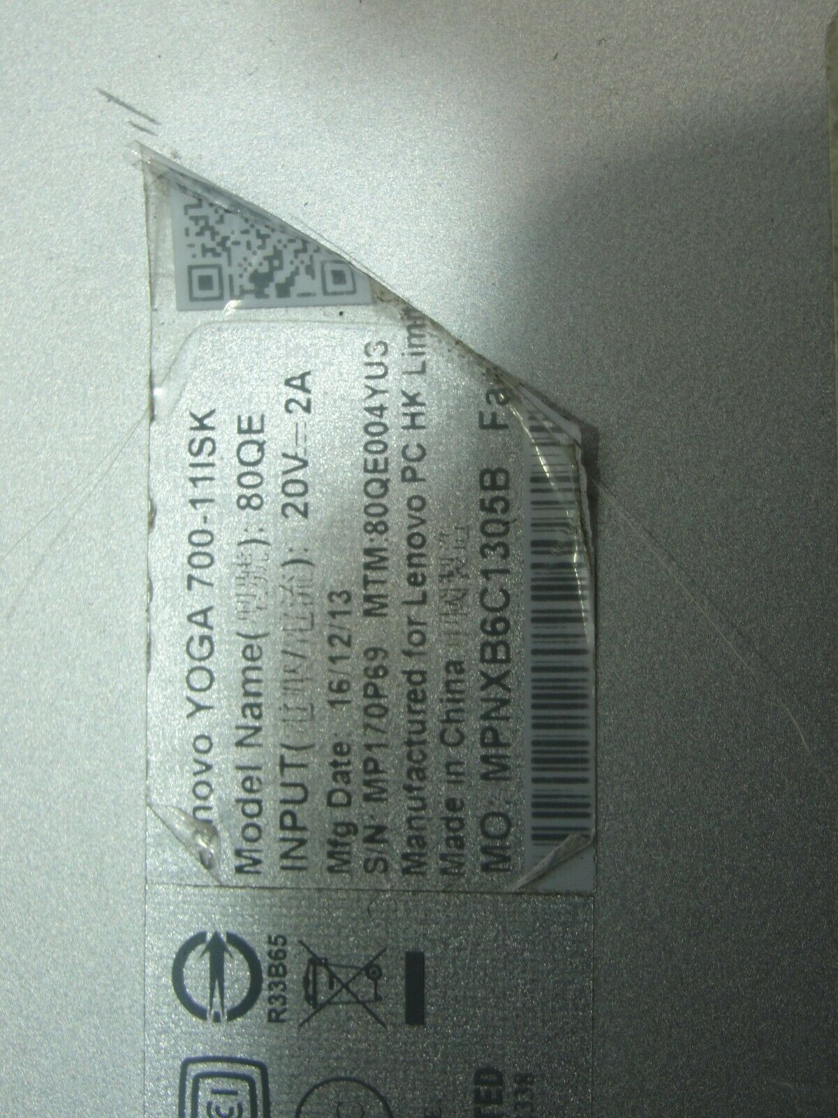 Lenovo Yoga 700-11ISK 11.6