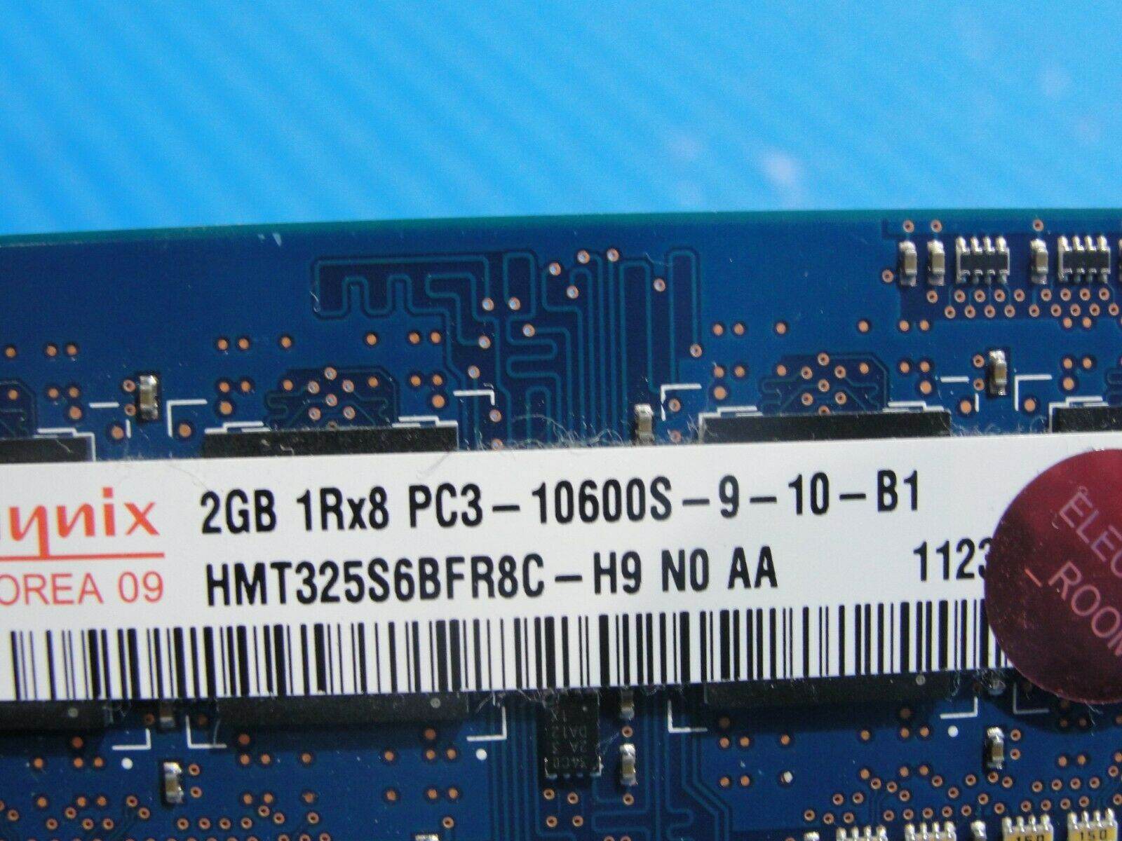 MacBook Pro A1286 SO-DIMM Hynix 2GB Memory PC3-10600S-9-10-B1 HMT325S6BFR8C-H9 - Tested Computer Laptop Parts