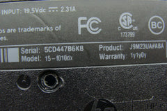 HP 15-f010dx 15.6" Genuine Bottom Case w/ Cover Door Speakers EAU9600201 